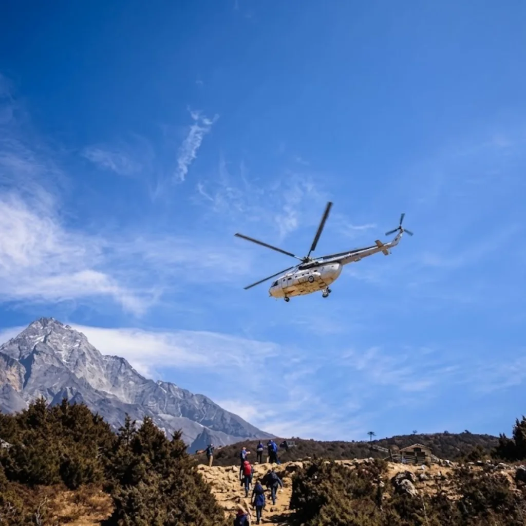 Everest view Hotel Luxury Helicopter Tour with overnight